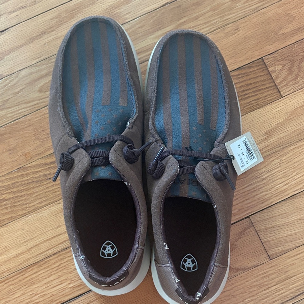 Ariat Brown Bomber Suede Shoes